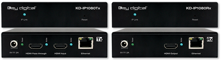 Key Digital KD-IP1080 Full HD HDMI over IP with PoE