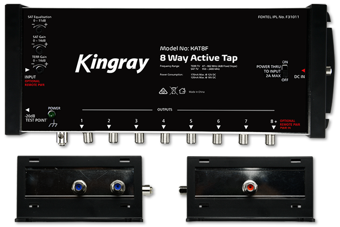 Kingray KATxxF 8/16/24/32-Way Active Taps