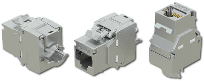 Kordz PRS Series Toolless Cat6A RJ45 Keystone Sockets