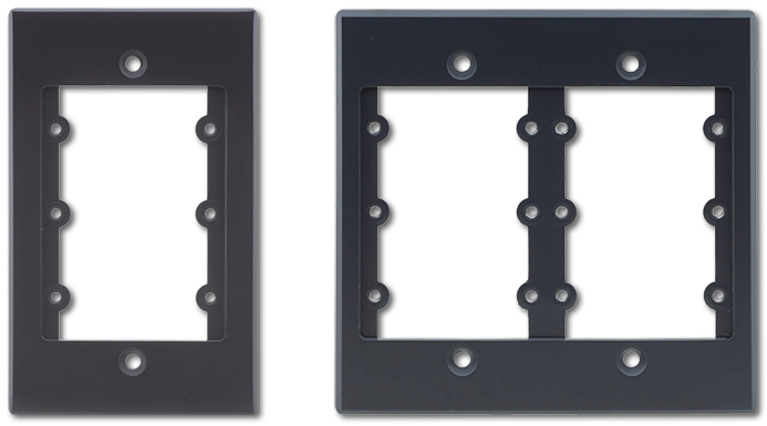 Kramer 1/2-Gang Frame for Wallplate Inserts