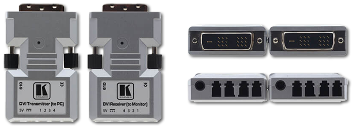 Kramer 610R/T DVI over MM Fiber Transmitter & Receiver Kit