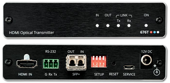 Kramer 676T 4K60 4:4:4 HDMI & RS-232 over Ultra-Reach MM/SM Fiber Transmitter
