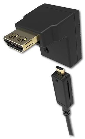 Kramer AD-AOCHRARX Right Angle HDMI Adapter Set For AOCHXL and AOCH60 Cables