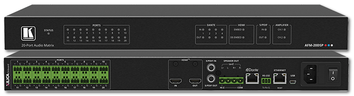 Kramer AFM-20DSP 20-Port Audio Matrix with DSP