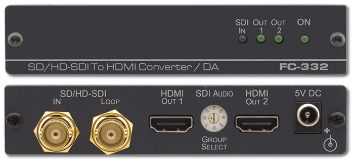 Kramer FC-332 3G HD-SDI to HDMI Converter with Two HDMI Outputs