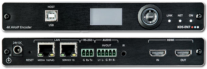 Kramer KDS-EN7 4K60 HDR10 Video Streaming Over IP Encoder