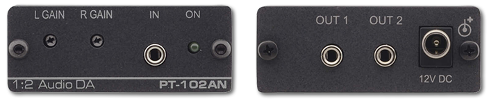 Kramer PT-102AN 1:2 Stereo Audio Distribution Amplifier