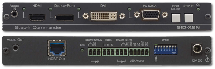 Kramer SID-X2N DP/HDMI/VGA/DVI Auto Switcher Over HDBaseT Transmitter