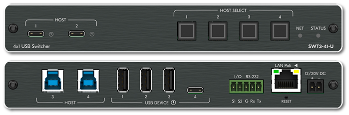 Kramer SWT3-41-U 4x1 USB Switcher