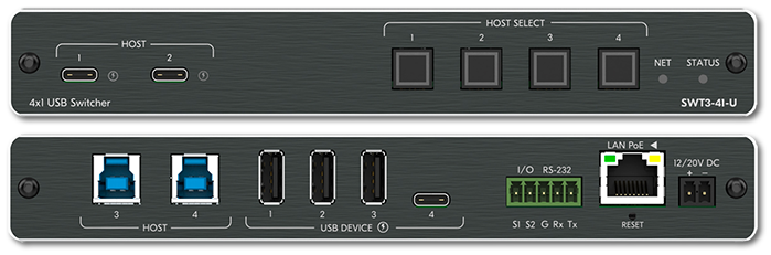 Kramer SWT3-41-U 4x1 USB Switcher