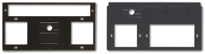 Kramer T10F 2x Single / 1x Dual & 1 Single Power Socket Slot Inner Frames