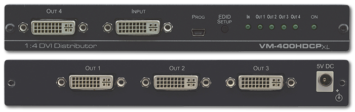 Kramer VM-400HDCPxl 1:4 4K60 4:2:0 DVI Distribution Amplifier