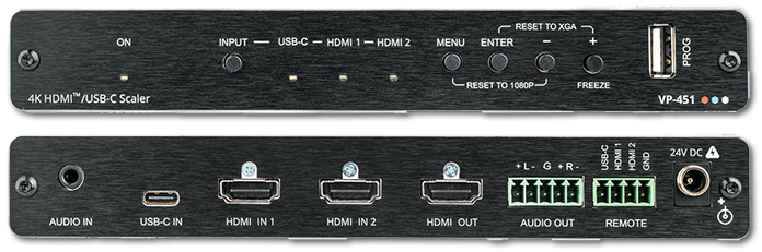 Kramer VP-451 4K HDR HDMI / USB-C to HDMI ProScale Digital Scaler