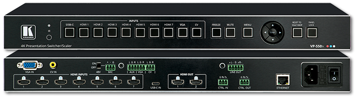 Kramer VP-550X 10-Input 4K HDR HDMI Presentation Switcher / Scaler