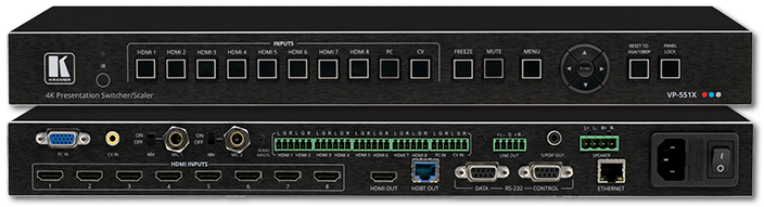 Kramer VP-551X 10-Input 18G 4K Presentation Switcher / Scaler