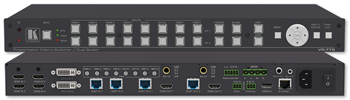 Kramer VP-778 8-Input Presentation Matrix Scaler / Switcher