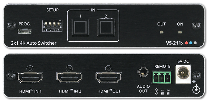 Kramer VS-211X 2x1 4K60 4:4:4 HDR HDMI Auto Switcher