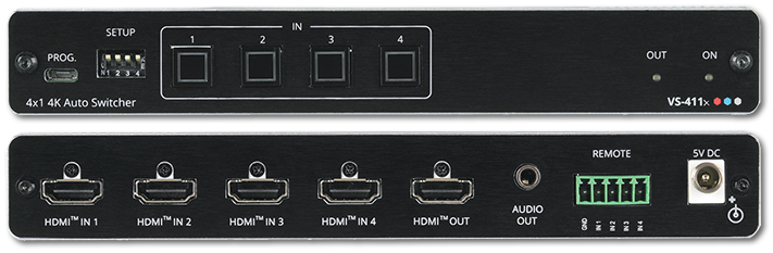 Kramer VS-411X 4x1 4K60 HDR 4:4:4 HDMI Auto Switcher