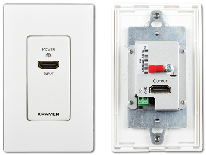 Kramer WP-3H2 4K60 HDR HDMI Extender Wallplate