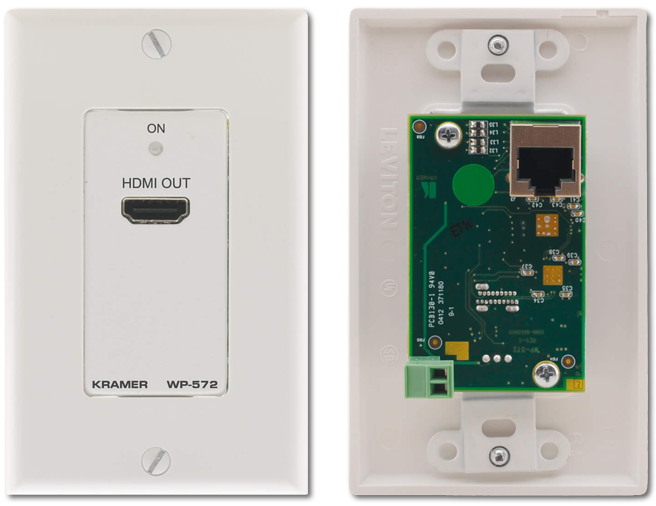 Kramer WP-572 1080p HDMI Over PoC DGKat Wallplate Receiver