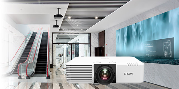 EB-L570U 3LCD laser projector with 4K enhancement