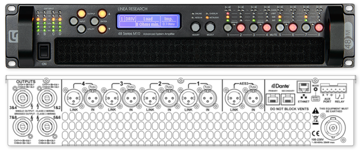 Linea Research 48M Series 8-Channel Touring Amplifier with DSP