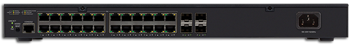 Luxul 24-Port Gigabit PoE+ L2/L3 Managed Switch with 4 SFP+