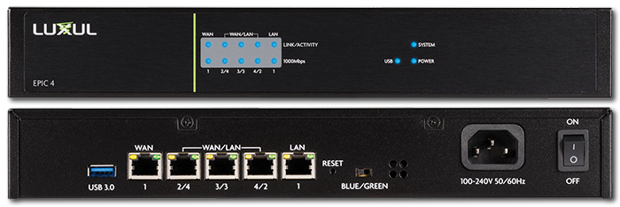 Luxul Epic 4 ABR-4500 Dual-Wan Load Balancing Gigabit VPN Router