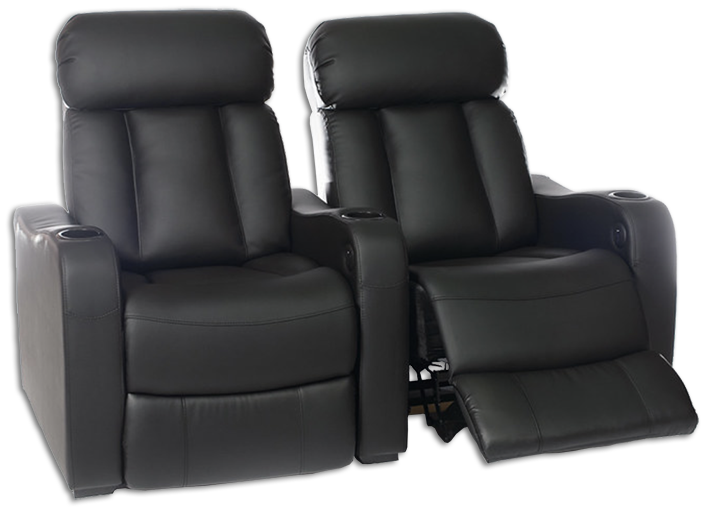 Manhattan Brooklyn Pro Leather / Suede Finish Cinema Seating