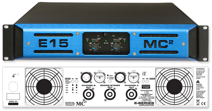 MC2 E15 2-Ch 450W 8 ohm High Power Touring Amplifier