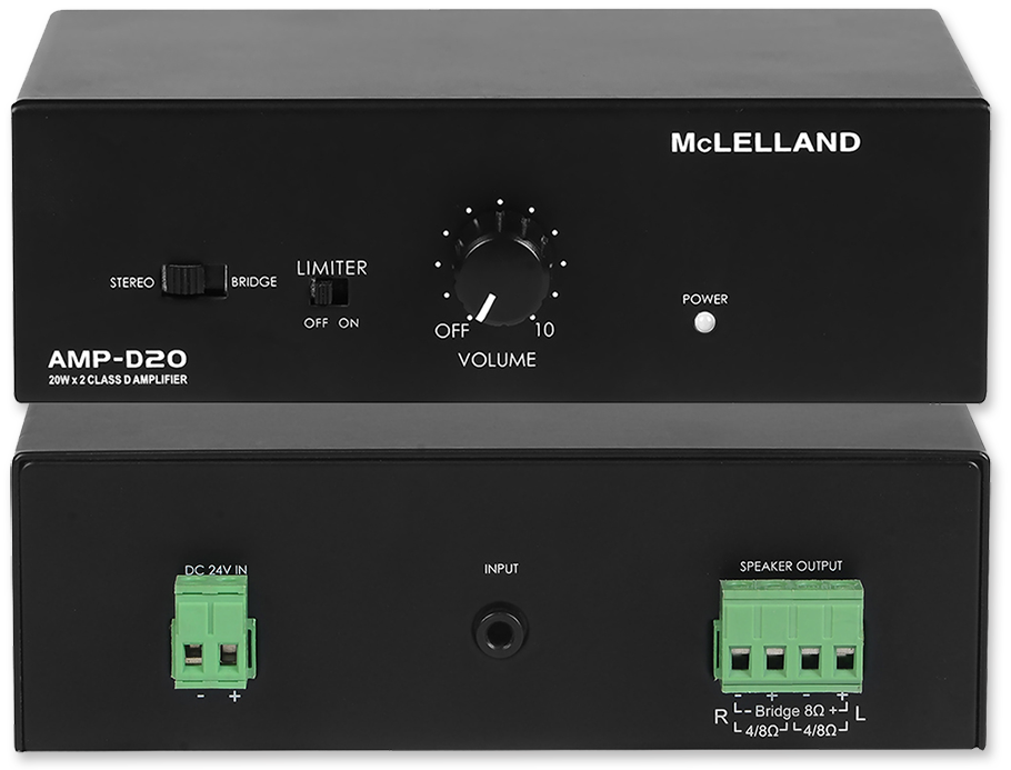 McLelland AMP-D20 2CH 20W Class-D Digital Amplifier