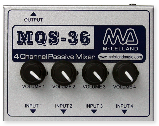 McLelland MQS-36 4 Channel Mono Passive Mixer