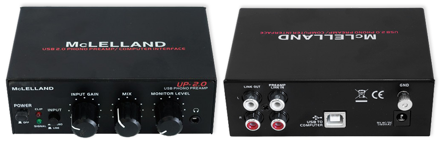 McLelland UP2 Phono Preamp with USB