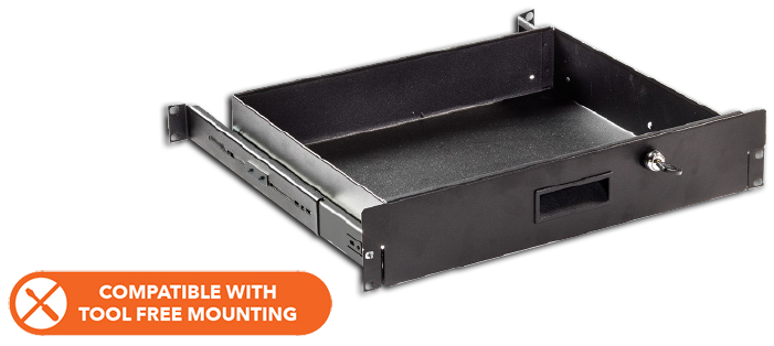 MFB Telescopic Drawer For 350-450mm Deep Rack