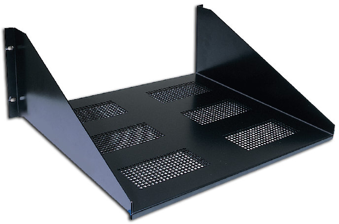 MFB Three-Piece 300 - 900mm Depth Cantilever Rack Mount Shelf