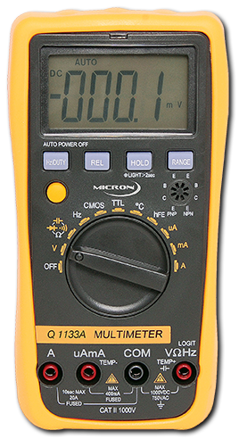 Micron Q1133A Auto-Ranging Digital Multimeter