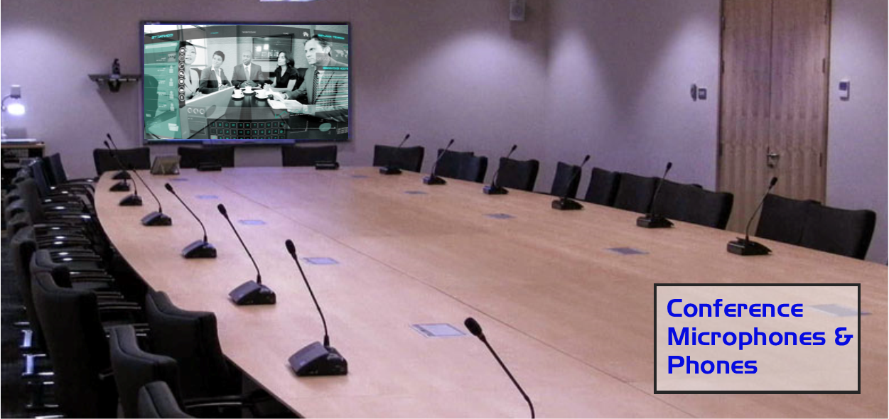 Microphones for conferencing systems