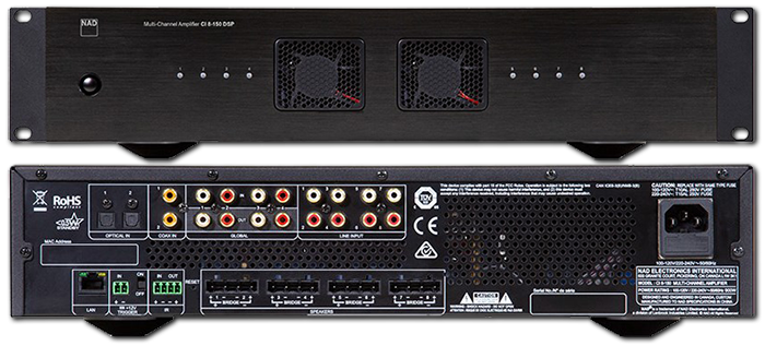 NAD CI 8-150 DSP Multi-Channel Power Amplifier