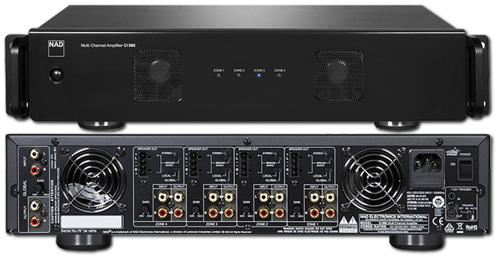 NAD CI 980 Multi-Channel Power Amplifier