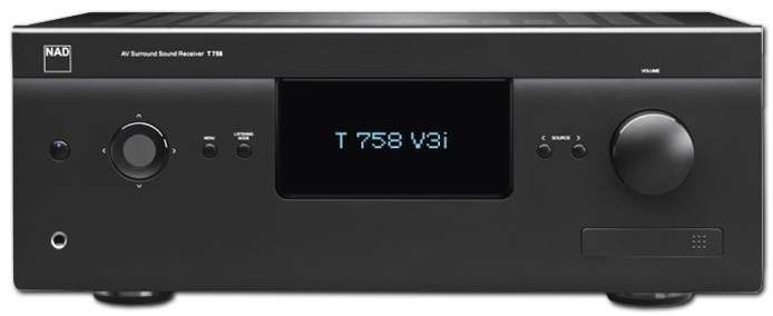 NAD T 758 V3i 7.1-Ch 4K Dolby Atmos Dirac Live AV Receiver