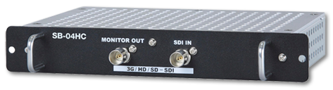 NEC 3G/HD/HD-SDI Input Module