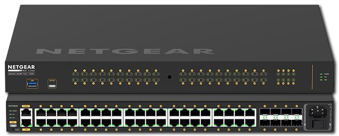 Netgear AV Line M4250-40G8F-PoE 40x1G PoE 480W Managed Switch with 8xSFP