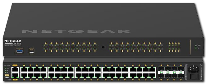 Netgear AV Line M4250-40G8XF-PoE 40x1G PoE 960W Managed Switch with 8xSFP