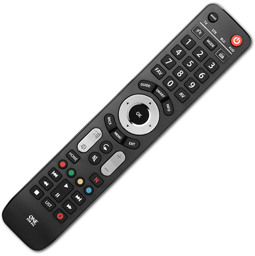 OFA URC7145 Evolve 4 Device TV Universal Remote Control