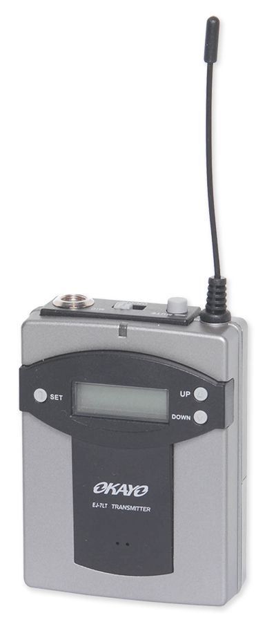 Okayo 96 Channel UHF Beltpack Transmitter (520-544Mhz)