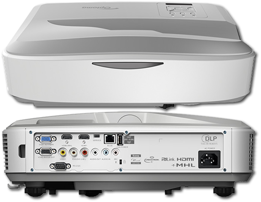 Optoma ZU500USTe WUXGA 5000 Lumens IP5X 24/7 Ultra Short Throw DLP Laser Projector