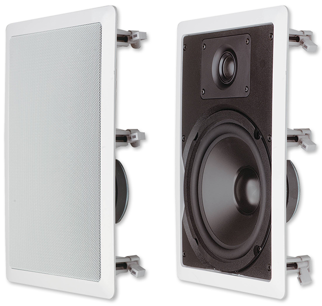 Opus One 40W 200mm Rect In-Wall Ceiling Speakers