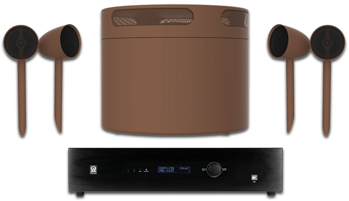 Origin Acoustics Landscape AS51SYS 4 Satellite & 1 Subwoofer Audio System