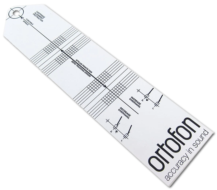 Ortofon Hi-Fi Cartridge Alignment Card