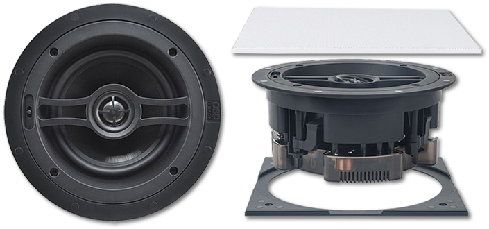 OSD Black 6.5" Performance In-Ceiling Speakers